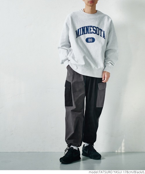 coca(coca)(コカ)の「メンズバイカラーカーゴパンツ(カーゴパンツ・メンズ・ブラック/カーキ・M/L/XL)」の10枚目の写真