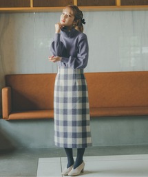 PROPORTION BODY DRESSING | ギンガムツイードタイトスカート / 1212220007(スカート)