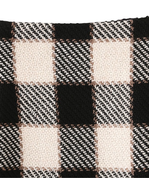 PROPORTION BODY DRESSING(プロポーションボディドレッシング)の「ギンガムツイードタイトスカート / 1212220007(スカート・レディース・ブラック/パープル/ダークグレー・MEDIUM/SMALL)」の14枚目の写真