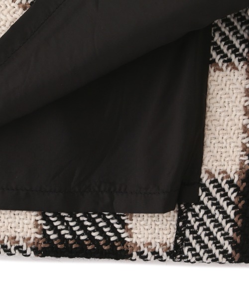 PROPORTION BODY DRESSING(プロポーションボディドレッシング)の「ギンガムツイードタイトスカート / 1212220007(スカート・レディース・ブラック/パープル/ダークグレー・MEDIUM/SMALL)」の17枚目の写真