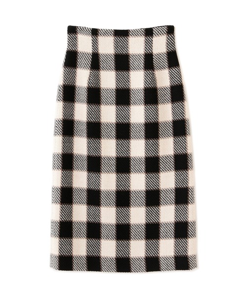 PROPORTION BODY DRESSING(プロポーションボディドレッシング)の「ギンガムツイードタイトスカート / 1212220007(スカート・レディース・ブラック/パープル/ダークグレー・MEDIUM/SMALL)」の12枚目の写真