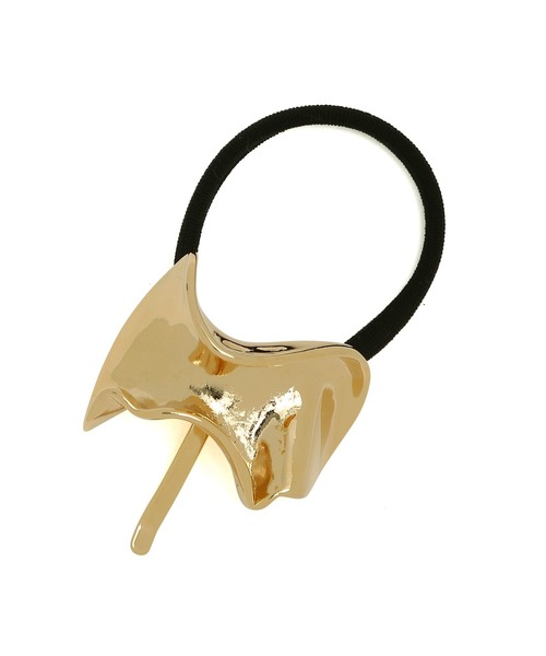 ADAM ET ROPE'（アダムエロペ）の「CORALモチーフヘアカフ（ヘアゴム・レディース・ゴールド/シルバー・FREE）」の6枚目の写真