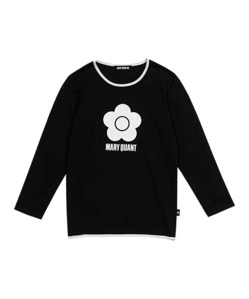 MARY QUANT（マリークワント）の「シンボルデイジーロゴロング Tシャツ