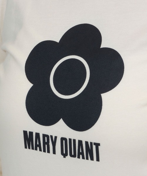 MARY QUANT♡アイオープナーデイジーロゴロング Tシャツ ブラック MARY QUANT♡アイオープナーデイジーロゴロング Tシャツ ブラック
