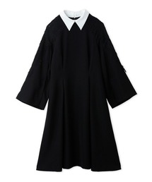 LILY BROWN（リリーブラウン）の「バイカラーレースワンピース