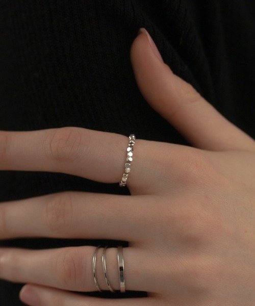 novice（ノーヴィス）の「【novice】Pebbles Ring（リング・レディース・シルバー/ゴールド・FREE）」の2枚目の写真