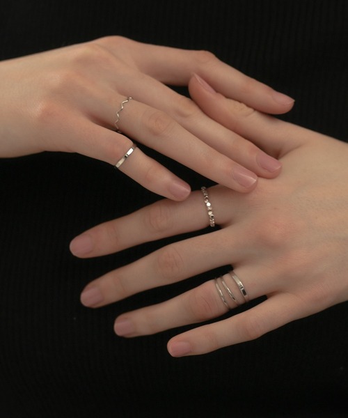 novice（ノーヴィス）の「【novice】Pebbles Ring（リング・レディース・シルバー/ゴールド・FREE）」の7枚目の写真
