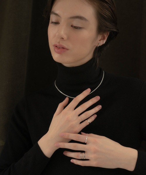 novice（ノーヴィス）の「【novice】Pebbles Ring（リング・レディース・シルバー/ゴールド・FREE）」の4枚目の写真