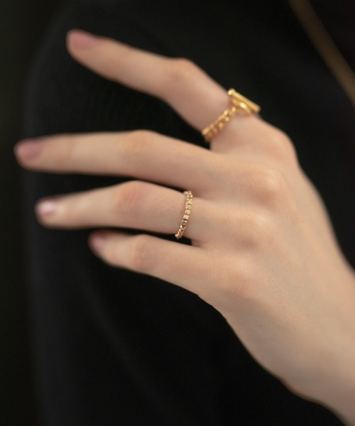 novice（ノーヴィス）の「【novice】Pebbles Ring（リング・レディース・シルバー/ゴールド・FREE）」の6枚目の写真