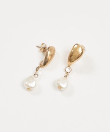 ビーンズパールピアス