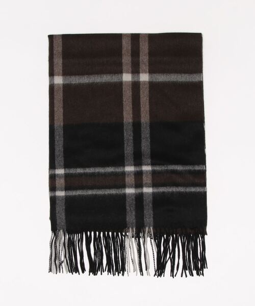 SALON adam et rope'(サロン アダム エ ロペ)の「カシミヤストール /無地・チェック(ストール/ショール・レディース・ベージュ/ホワイト/ブラック系その他/グレー/グレー系その他/ブルー系その他4・FREE)」の12枚目の写真