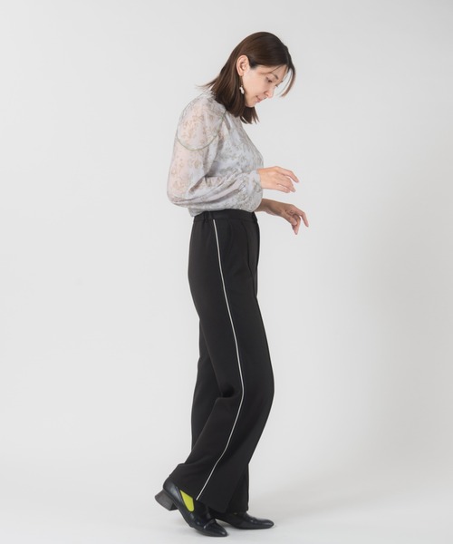 LAYMEE（レイミー）の「Munch line pants / ムンクラインパンツ（その他パンツ・レディース・ピンク/グリーン/ブラック・S/M）」の22枚目の写真