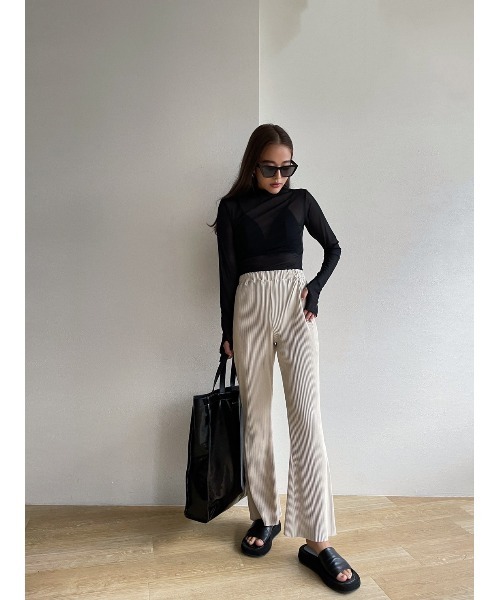 TRUNC（トランクエイティーエイト）の「Velour Flared Pants（その他パンツ・レディース・ブラック・FREE）」の22枚目の写真