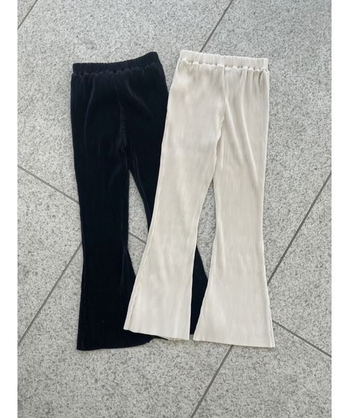 TRUNC（トランクエイティーエイト）の「Velour Flared Pants（その他パンツ・レディース・ブラック・FREE）」の20枚目の写真
