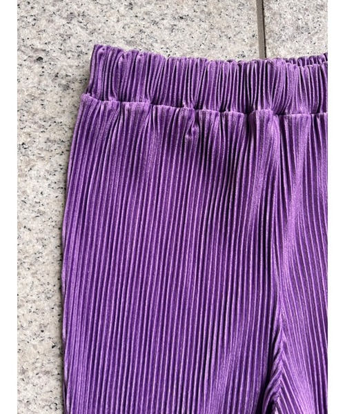 TRUNC（トランクエイティーエイト）の「Velour Flared Pants（その他パンツ・レディース・ブラック・FREE）」の4枚目の写真