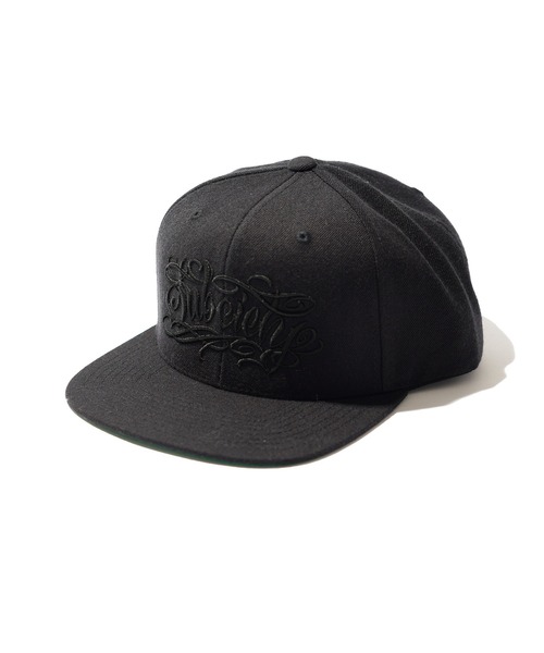 Subciety（サブサエティ）の「SNAP BACK CAP -EMOTION-（キャップ・メンズ・ブラック×ホワイト/グリーン/ブラック×ブラック・FREE）」の5枚目の写真