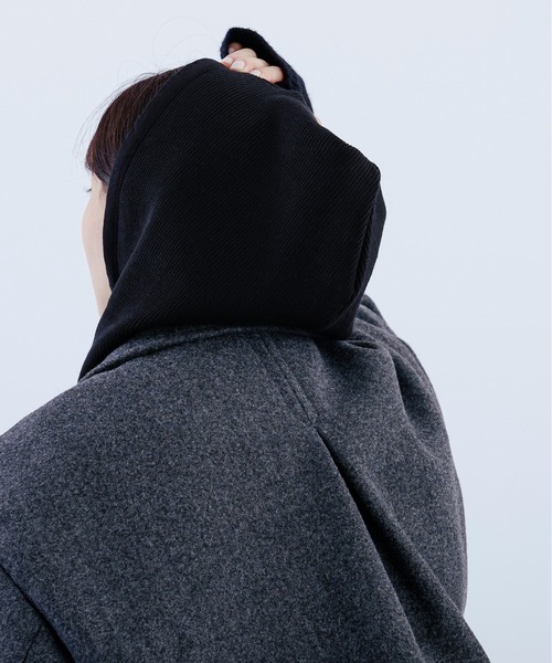 Ellno Loset（エルノロゼット）の「ニットバラクラバ（ニットキャップ/ビーニー・メンズ・ブラック/アイボリー/グレー/ブルー・FREE）」の6枚目の写真