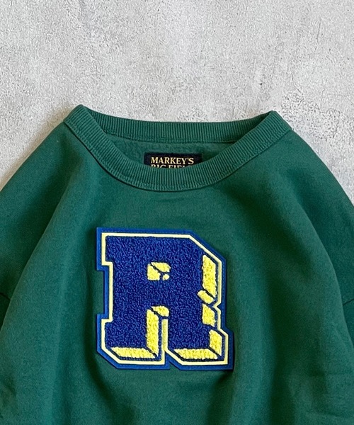 BIG FIELD（ビッグフィールド）の「ウラキモウサガラ刺繍トレーナー/裏起毛（80～150cm）（スウェット・キッズ・チャコール/モスグリーン/ブラウン/オフホワイト・80/90/95/100/110/120/130/140/150）」の6枚目の写真