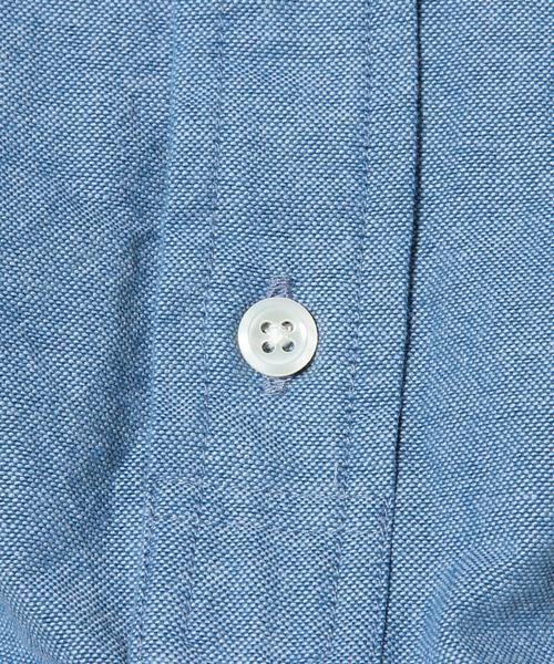 green label relaxing(グリーンレーベルリラクシング)の「OX BAND/C H/PLACKE シャツ②◆(シャツ/ブラウス・メンズ・ホワイト/ライトブルー・MEDIUM/LARGE/X-LARGE/SMALL)」の17枚目の写真