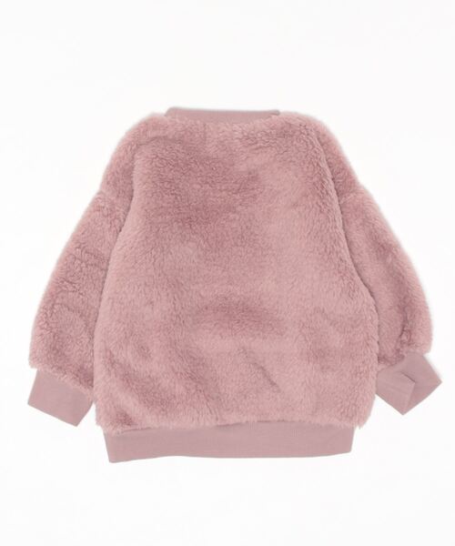 Noeil aime BeBe(ノイユエイムベベ)の「NoeilaimeBeBe/アニマルクマ刺繍ボアトレーナー(80~130cm)(スウェット・キッズ・ブラウン/ピンク・110/90/100/120/130/80)」の20枚目の写真
