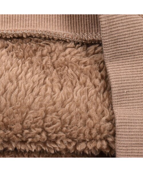 Noeil aime BeBe(ノイユエイムベベ)の「NoeilaimeBeBe/アニマルクマ刺繍ボアトレーナー(80~130cm)(スウェット・キッズ・ブラウン/ピンク・110/90/100/120/130/80)」の19枚目の写真