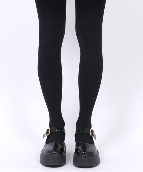 PUNYUS(プニュズ)の「【2枚組】80デニールタイツ(タイツ/ストッキング・レディース・ブラック・2/3)」の4枚目の写真