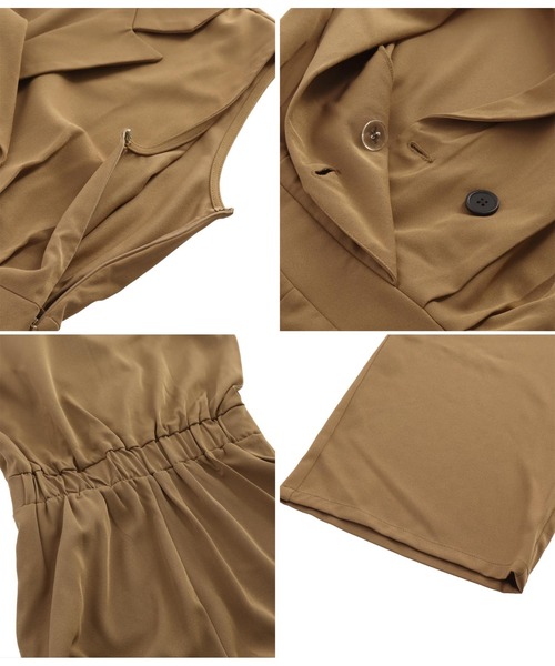 ANAP（アナップ）の「テーラーオールインワン（つなぎ/オールインワン・レディース・ブラック/モカ・FREE）」の14枚目の写真