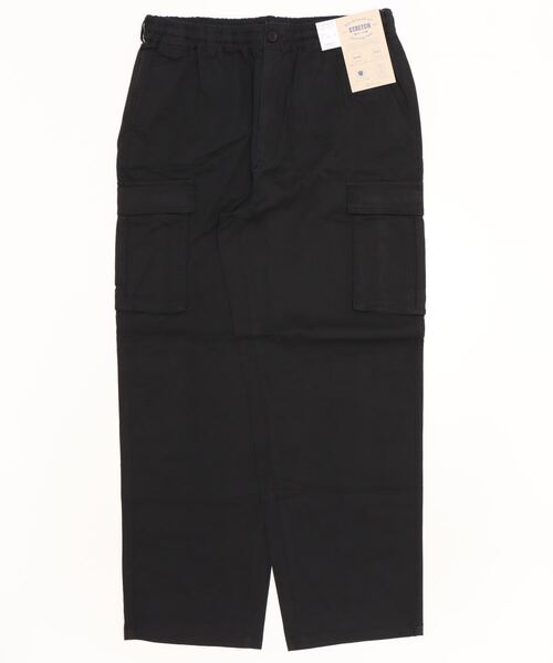 新品　NBB WEEKEND 裾ファスナー ラインパンツ ブラック　サイズ0 オーバーサイズド スウェット カーゴパンツ BLACK LABEL FW24