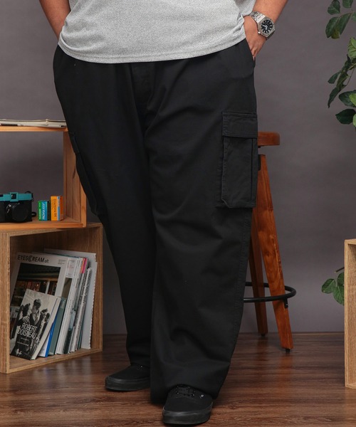 セール】ルーズシルエット カーゴパンツ メンズ 大きいサイズ