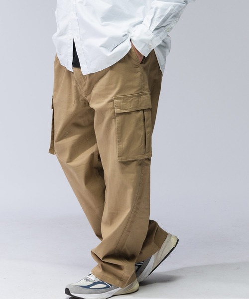 B&T CLUB（ビーティークラブ）の「ルーズシルエット カーゴパンツ メンズ 大きいサイズ（カーゴパンツ・メンズ・ブラック/カーキ/ベージュ・X1(3L～4L)/X2(4L～5L)/X3(6L～7L)/X4(8L～9L)/X5(9L～10L)）」の17枚目の写真