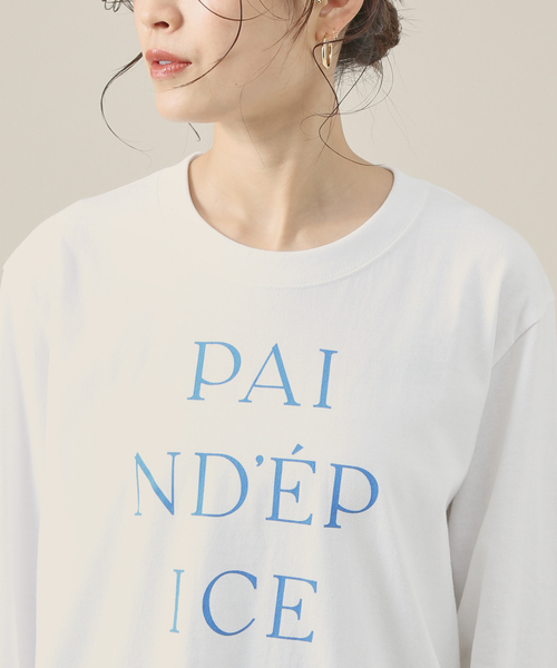 Rouge vif Anna(ルージュヴィフアンナ)の「フロント&バックロゴロンT(Tシャツ/カットソー・レディース・ブルー/チャコールグレー・フリー)」の12枚目の写真