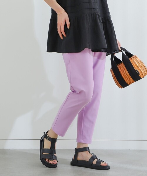 B:MING by BEAMS（ビーミングバイビームス）の「B:MING by BEAMS / スタフリ テーパードパンツ 23SS（その他パンツ・レディース・イエロー/グリーン/ピンク/ブラック/ホワイト/ラベンダー・MEDIUM/X-LARGE/SMALL/LARGE/X-SMALL）」の22枚目の写真