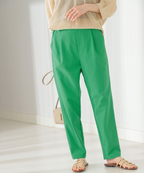 B:MING by BEAMS（ビーミングバイビームス）の「B:MING by BEAMS / スタフリ テーパードパンツ 23SS（その他パンツ・レディース・イエロー/グリーン/ピンク/ブラック/ホワイト/ラベンダー・MEDIUM/X-LARGE/SMALL/LARGE/X-SMALL）」の13枚目の写真