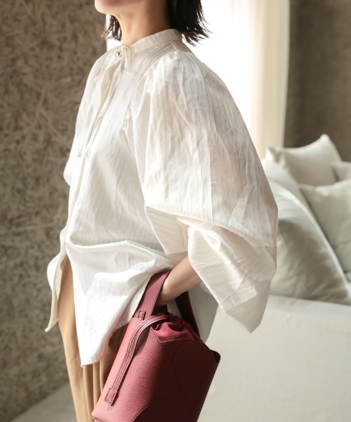 セール】ボリュームスリーブブラウス（シャツ/ブラウス）｜DONOBAN