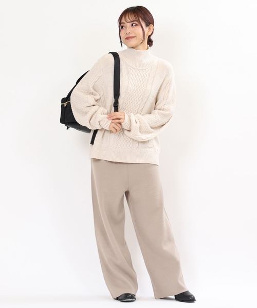 MARY QUANT(マリークワント)の「ナイロンロゴプレート リュック(バックパック/リュック・レディース・ブラック/アイボリー・FREE)」の12枚目の写真