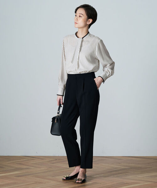 NOLLEY’S(ノーリーズ)の「ボウタイ風2WAYブラウス(シャツ/ブラウス・レディース・ホワイト系その他6/ホワイト系その他4/ホワイト系その他5/ライトブルー/オフホワイト・38/36)」の16枚目の写真