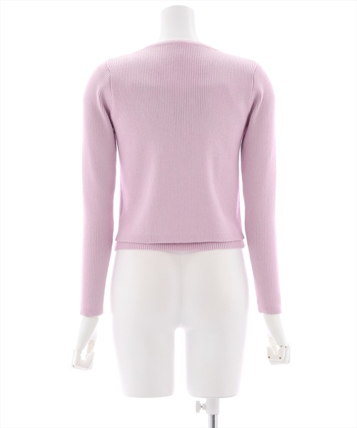 clear（クリア）の「×【2点SET】リボンニットカーディガンセット/アンサンブル（アンサンブル・レディース・アイボリー/サックスブルー/ラベンダー/ブラック・F）」の5枚目の写真