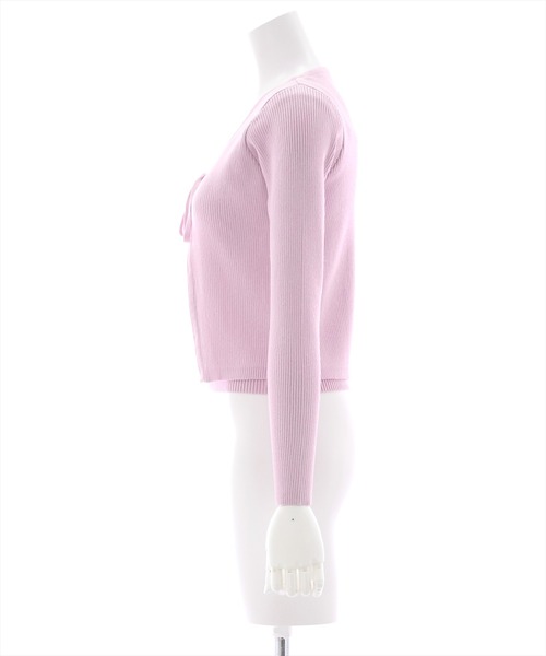 clear（クリア）の「×【2点SET】リボンニットカーディガンセット/アンサンブル（アンサンブル・レディース・アイボリー/サックスブルー/ラベンダー/ブラック・F）」の11枚目の写真
