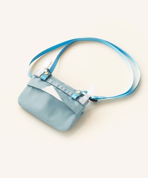 TOCCA BAMBINI(トッカバンビーニ)の「【WEB限定】RIBBON POCKET POUCH SHOULDER ポケットショルダー(ショルダーバッグ・キッズ・スカイブルー系/ネイビー系/ライラック系・F)」の1枚目の写真