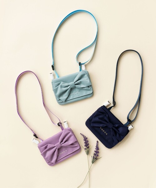 TOCCA BAMBINI(トッカバンビーニ)の「【WEB限定】RIBBON POCKET POUCH SHOULDER ポケットショルダー(ショルダーバッグ・キッズ・スカイブルー系/ネイビー系/ライラック系・F)」の3枚目の写真