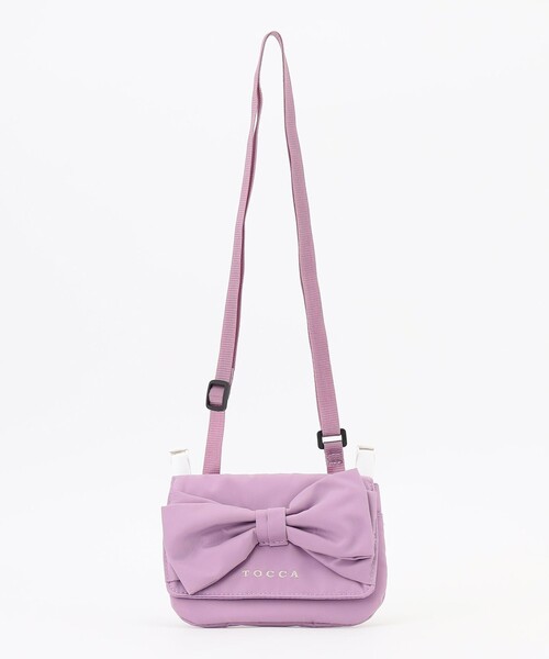 TOCCA BAMBINI(トッカバンビーニ)の「【WEB限定】RIBBON POCKET POUCH SHOULDER ポケットショルダー(ショルダーバッグ・キッズ・スカイブルー系/ネイビー系/ライラック系・F)」の4枚目の写真