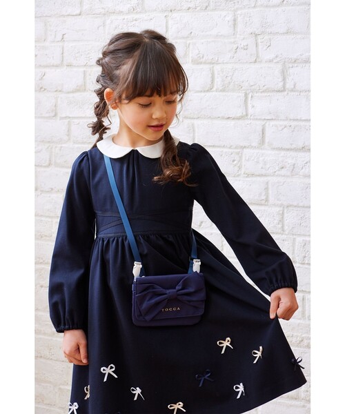 TOCCA BAMBINI(トッカバンビーニ)の「【WEB限定】RIBBON POCKET POUCH SHOULDER ポケットショルダー(ショルダーバッグ・キッズ・スカイブルー系/ネイビー系/ライラック系・F)」の16枚目の写真
