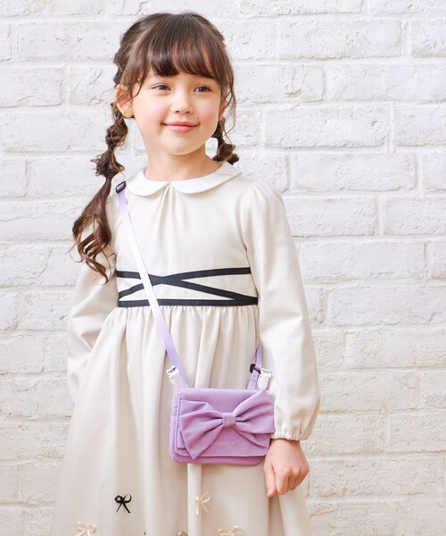 TOCCA BAMBINI(トッカバンビーニ)の「【WEB限定】RIBBON POCKET POUCH SHOULDER ポケットショルダー(ショルダーバッグ・キッズ・スカイブルー系/ネイビー系/ライラック系・F)」の17枚目の写真