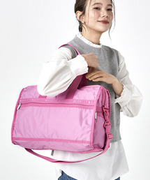 LeSportsac（レスポートサック）の「DELUXE MED WEEKENDER フューシャピンク（ボストンバッグ・キッズ）」