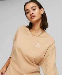 PUMA プーマ ウィメンズ CLASSICS オーバーサイズ 半袖 Tシャツ