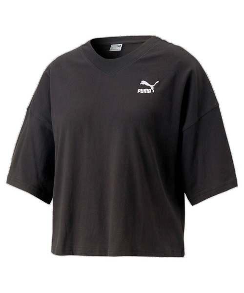 PUMA(プーマ)の「PUMA プーマ ウィメンズ CLASSICS オーバーサイズ 半袖 Tシャツ(Tシャツ/カットソー・レディース・ホワイト/ホワイト系その他/タン/ブラック/ブルー系その他・SMALL/MEDIUM/LARGE/X-SMALL)」の16枚目の写真