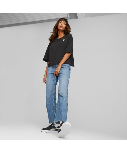 PUMA(プーマ)の「PUMA プーマ ウィメンズ CLASSICS オーバーサイズ 半袖 Tシャツ(Tシャツ/カットソー・レディース・ホワイト/ホワイト系その他/タン/ブラック/ブルー系その他・SMALL/MEDIUM/LARGE/X-SMALL)」の10枚目の写真