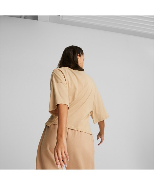 PUMA(プーマ)の「PUMA プーマ ウィメンズ CLASSICS オーバーサイズ 半袖 Tシャツ(Tシャツ/カットソー・レディース・ホワイト/ホワイト系その他/タン/ブラック/ブルー系その他・SMALL/MEDIUM/LARGE/X-SMALL)」の13枚目の写真