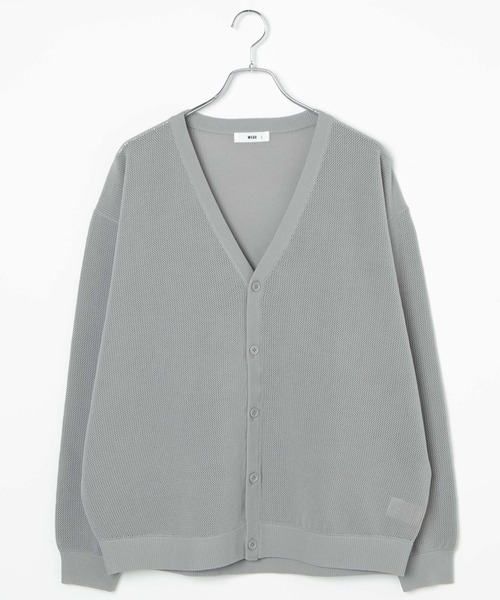 WEGO（ウィゴー）の「WEGO/メッシュカーディガン（カーディガン/ボレロ・メンズ・オフホワイト/ブラック/グレー・MEDIUM/LARGE）」の22枚目の写真