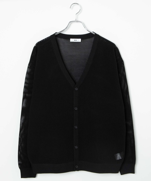 WEGO（ウィゴー）の「WEGO/メッシュカーディガン（カーディガン/ボレロ・メンズ・オフホワイト/ブラック/グレー・MEDIUM/LARGE）」の21枚目の写真